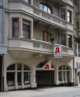 Ansicht der Strauss-Apotheke